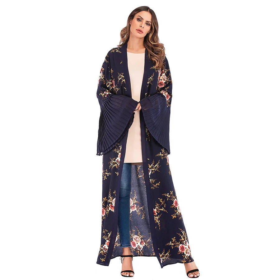 Женское мусульманское платье Abaya элегантное кардиган для клубной вечеринки