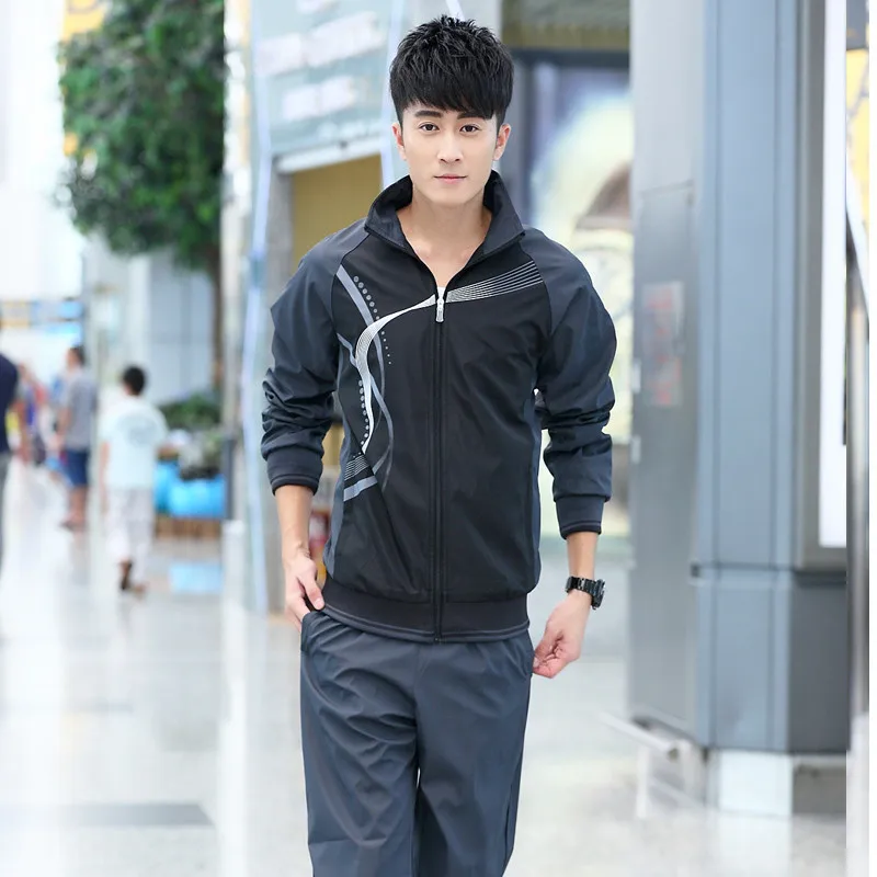Men Black YIHUAHOO спортивный костюм для мужчин 4XL 5XL 2 предмета Комплект одежды повседневные толстовки Толстовка Спортивная одежда спортивный костюм женский MS-8558 - Цвет: Men Black