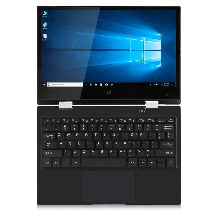 Jumper EZbook X1 ноутбук 11 6 ''Win10 Apollo Lake N3350 4 Гб DDR3L 128 SSD FHD ips сенсорный компьютер ПК |