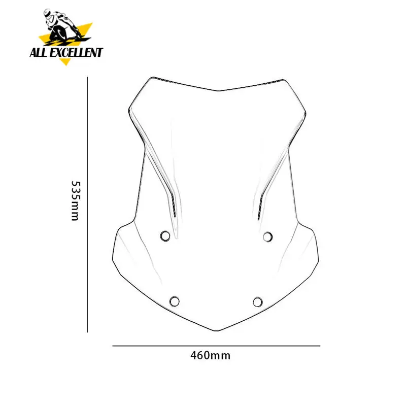 Ветрозащитный экран для BMW R1200GS LC ADV прозрачный чистый и серый цвет защита от ветра