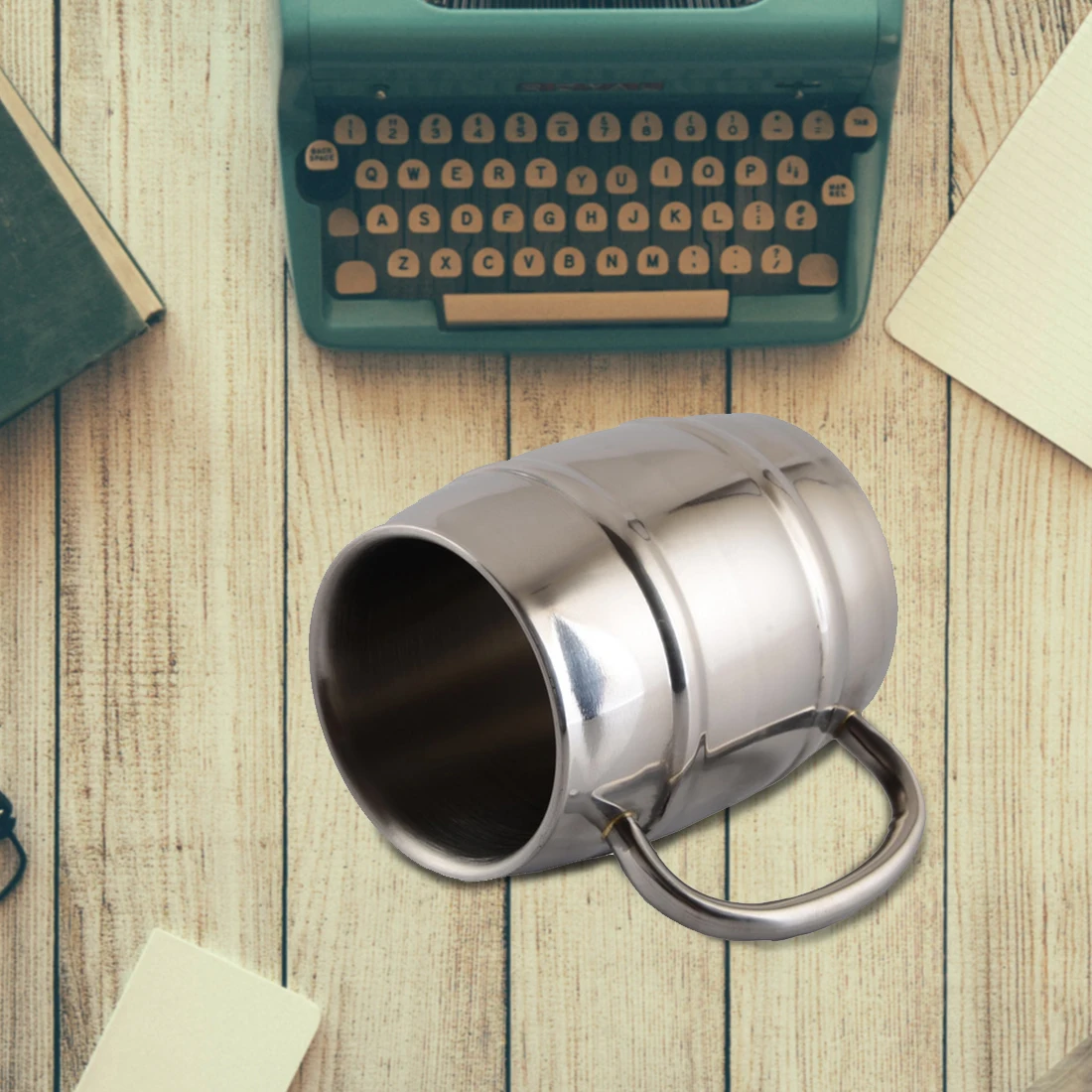 Кружка для чая кофе пива с ручкой 320 мл 450 мл|stainless steel cup|steel cupbeer cup |