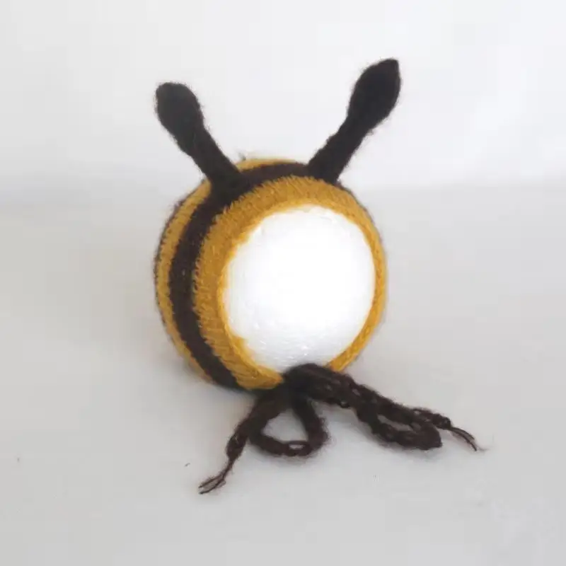 Newborn Photography Toy Knitted Mini Bee Crochet Stuffed Animals Baby Photo Prop Doll Handmade Animated Animal Shower Gift | Детская