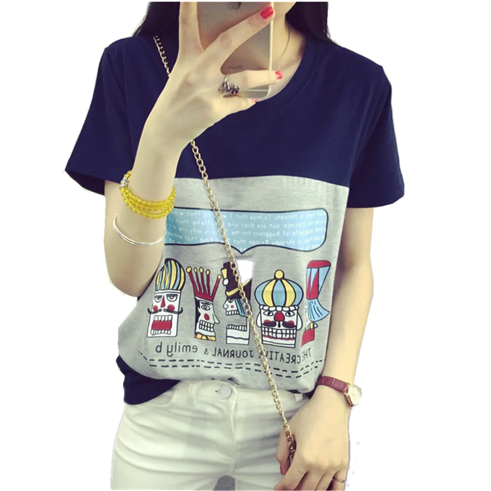 

2017 summer Fashion Printed Maternity Wear T Shirts Loose leisure Pregnancy Shirts Postpartum lactation Go out nursing