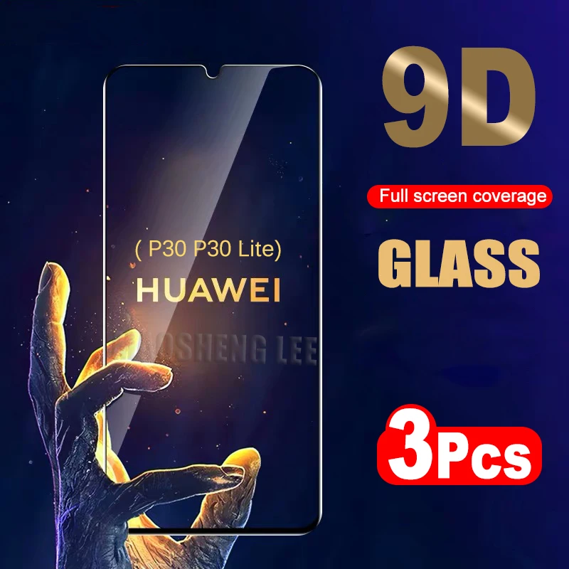 3 шт./лот, стекло для huawei P30 Lite, закаленное стекло, Защита экрана для huawei P30, анти-синий светильник, закаленное стекло