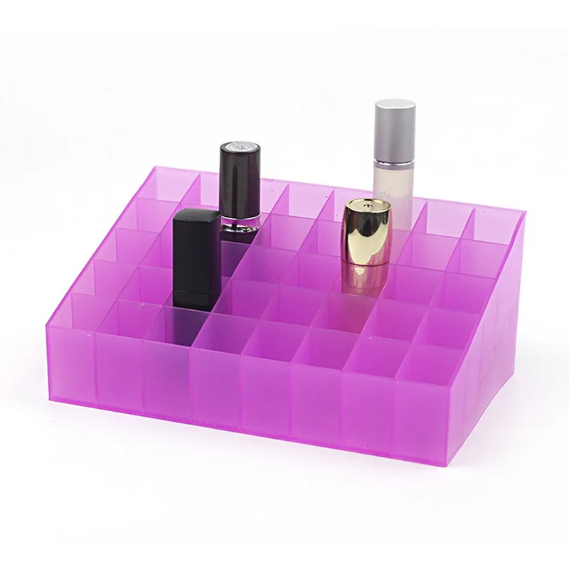 Mordoa 6 color 40 slot lipsticks lip balm show stand make-up organizer Nail polish box cosmetics mascara eyebrow pencil holder | Украшения