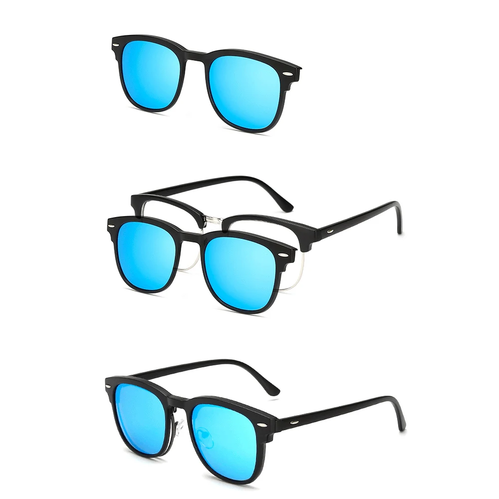 Сверхгорячего очки-Ретро Винтаж TR90 зрелище рама легкий вес очки с магнитом клип