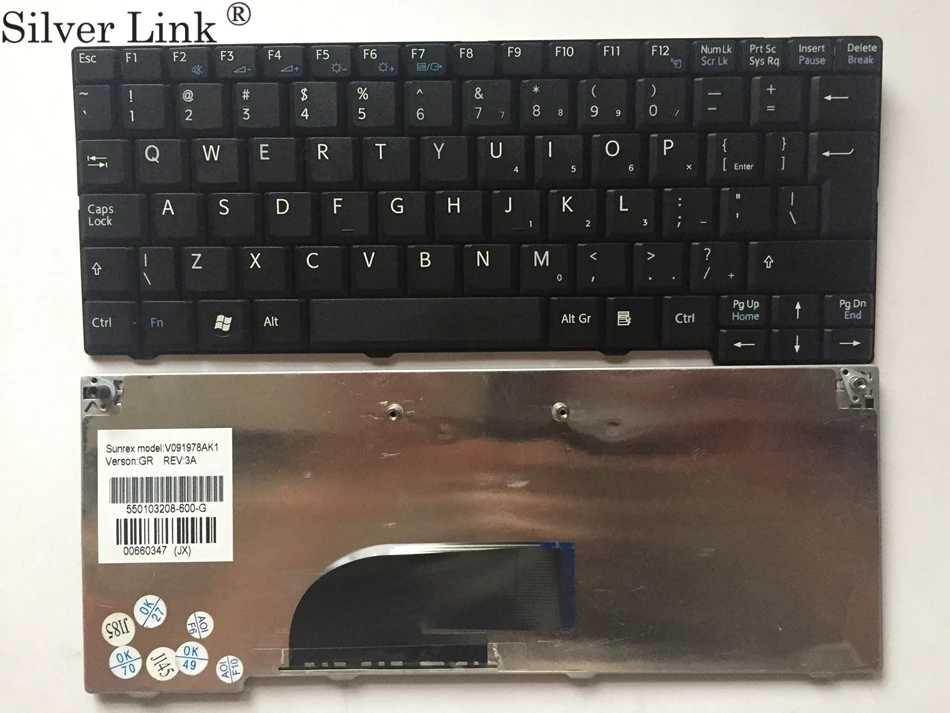 Новая клавиатура UI для SONY VPCM VPC-M12 VPC-M21 PCG-21313M PCG-21313L M125 M128 M128JC V091978AS1 черная ноутбука |