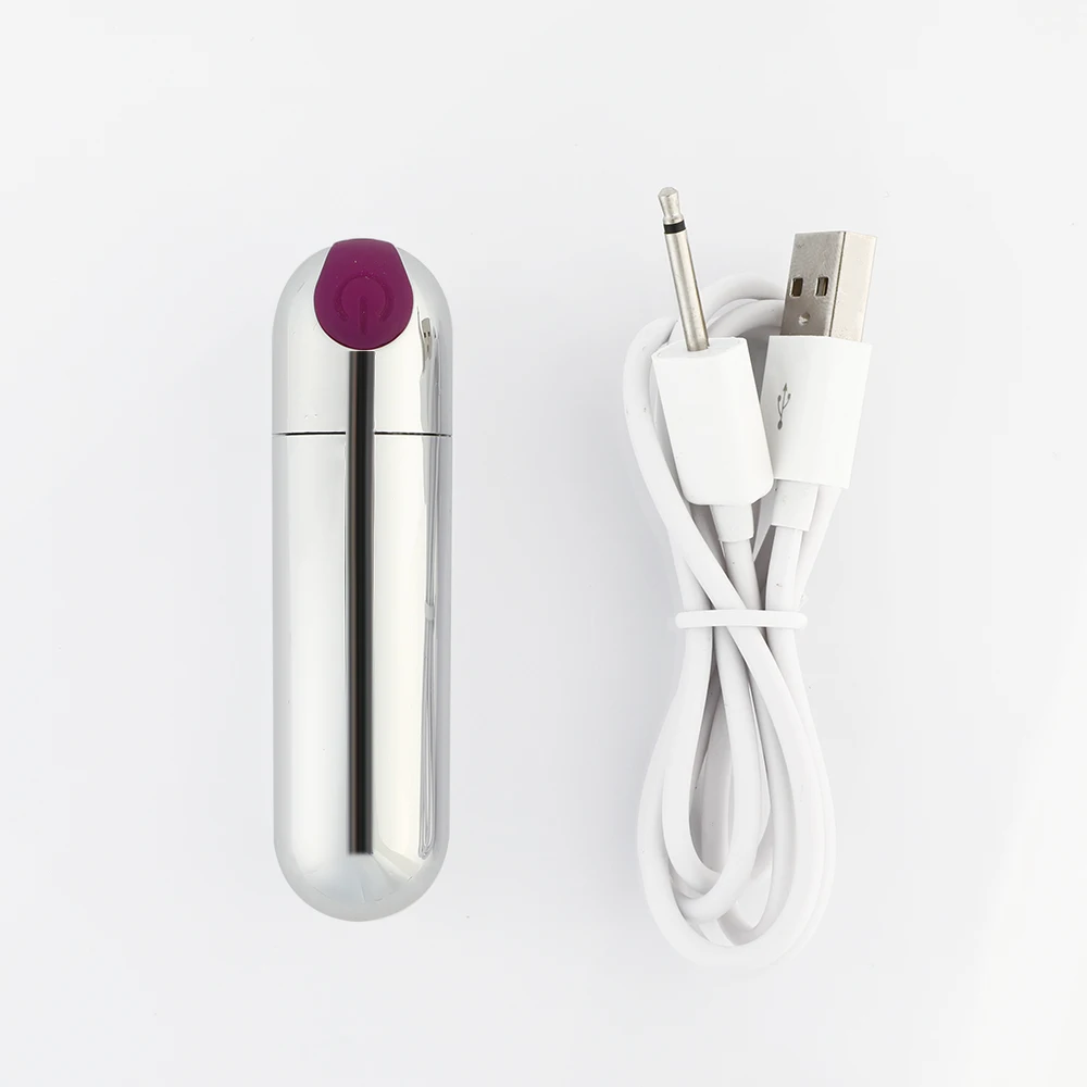 USB Перезаряжаемый сильный USB вибратор, 10 скоростей вибрирующий Мини Пуля Форма Водонепроницаемый Вибратор G-spot массажер