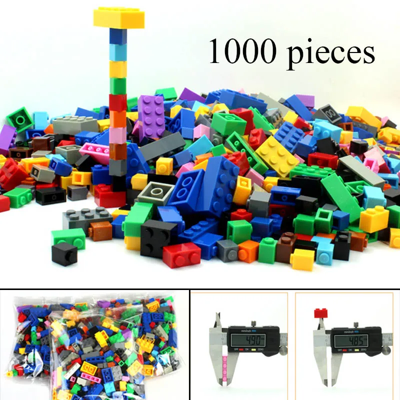 1000 шт. конструктор DIY Подарочная игрушка строительные блоки кирпичи Набор