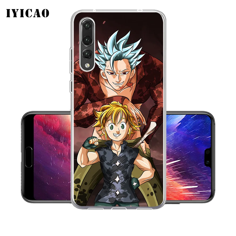 IYICAO Meliodas Seven Deadly Sins Мягкий силиконовый чехол для телефона Huawei P30 P20 Pro P10 P9 P8 Lite P Smart