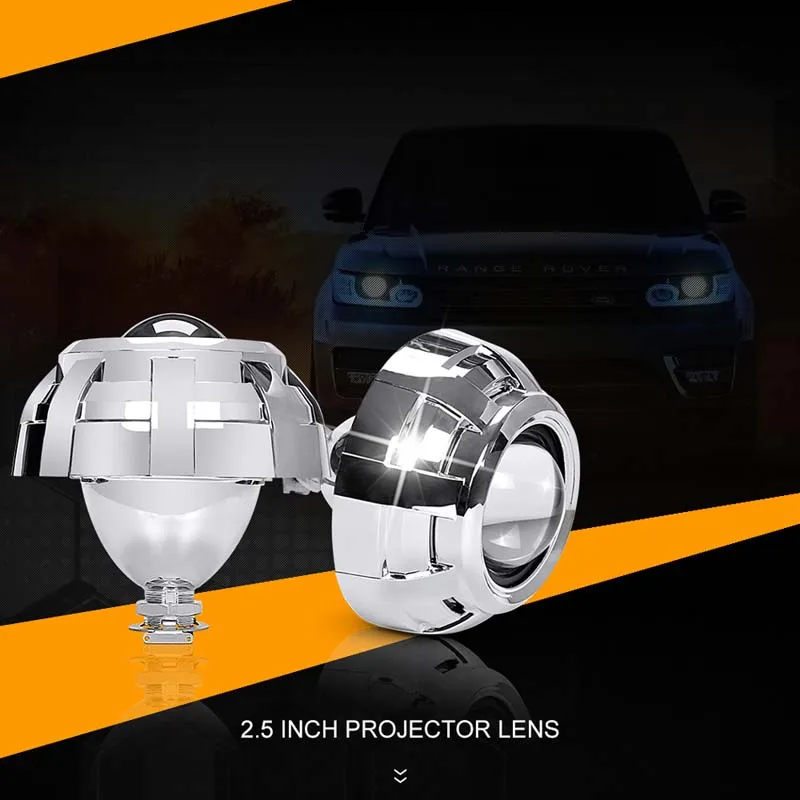 2 5 дюймовые брендовые линзы для автомобиля стильная оболочка HID Bi Xenon объектив