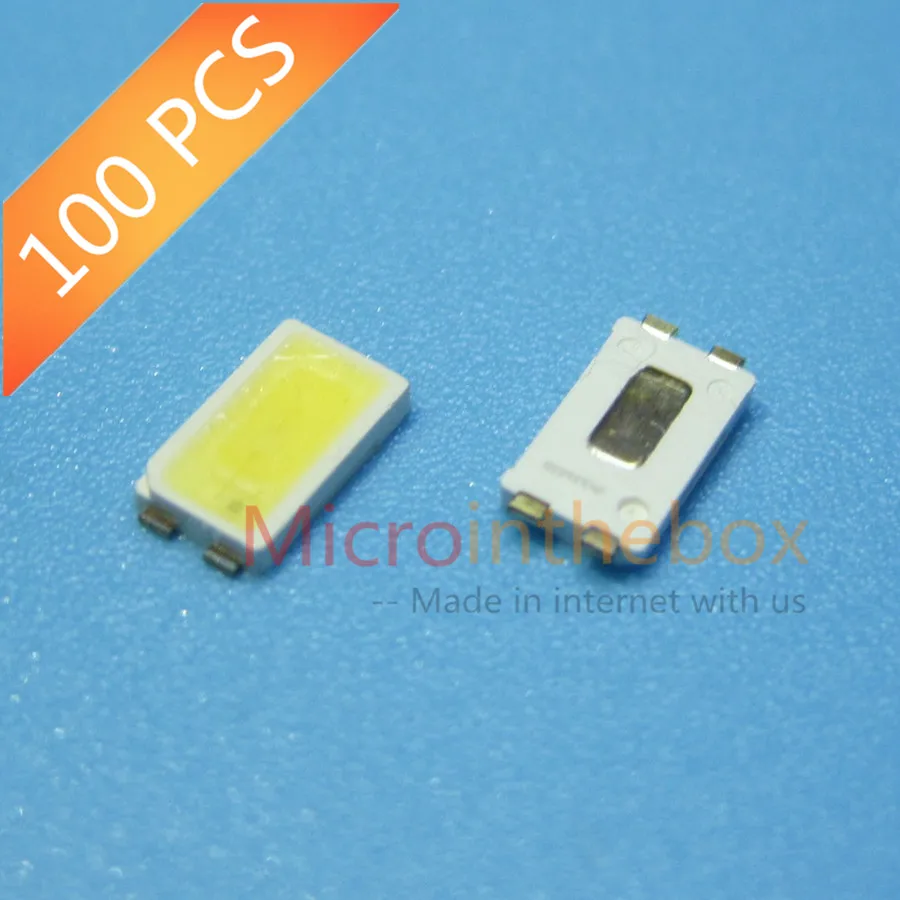 100 шт./лот оригинальные корейские светодиодные лампы Samsung 5630 5730 SMD 0 5 Вт чистый