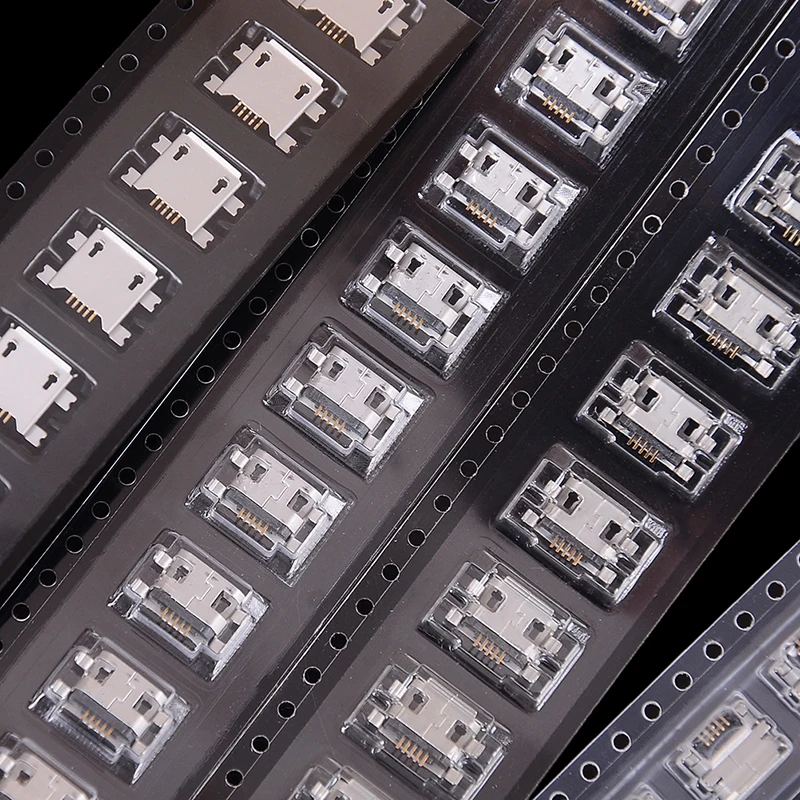 10/24 моделей Micro USB разъем 5Pin usb коннектор с портом Jack для разъема типа мама MP3/4/5