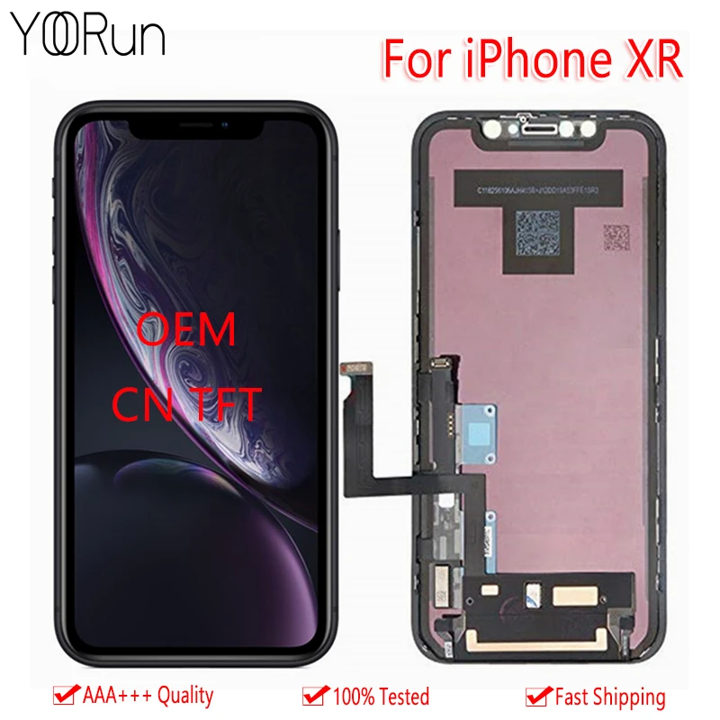 6 1 &quotОригинальный ЖК дисплей для iPhone XR сенсорный экран дигитайзер в сборе