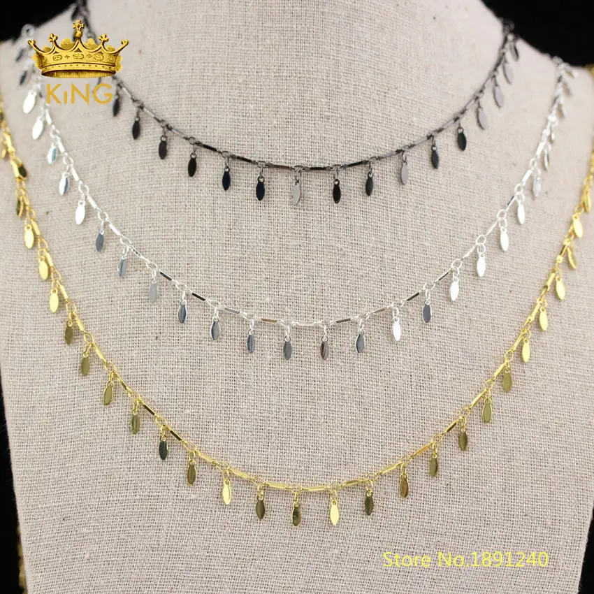 Медные Подвески для чокера 5 метров маленькие медные аксессуары ожерелье ZJ274 |