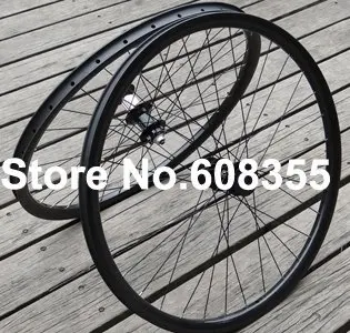 Полный углеродный 3K 29ER горный велосипед MTB Колесная пара клинчерная колесная