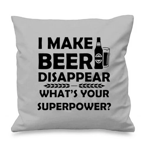 Geek пиво письмо чехол для подушки с принтом I исчезнет сверхдержавы Подушка Чехол