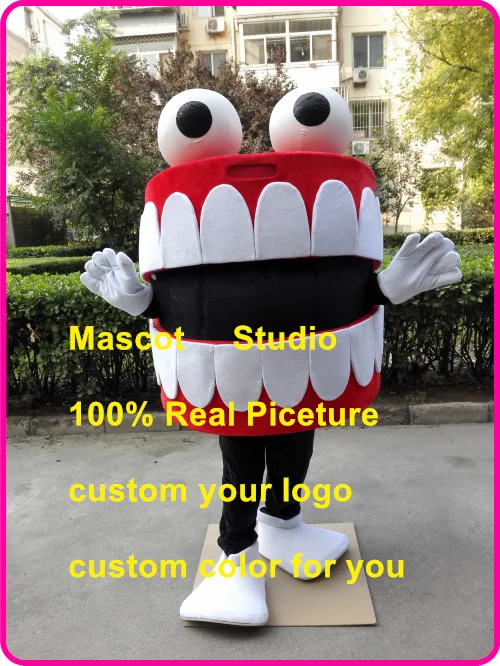 Костюм талисман ротовой полости костюм зубов маскарадный аниме костюмы для