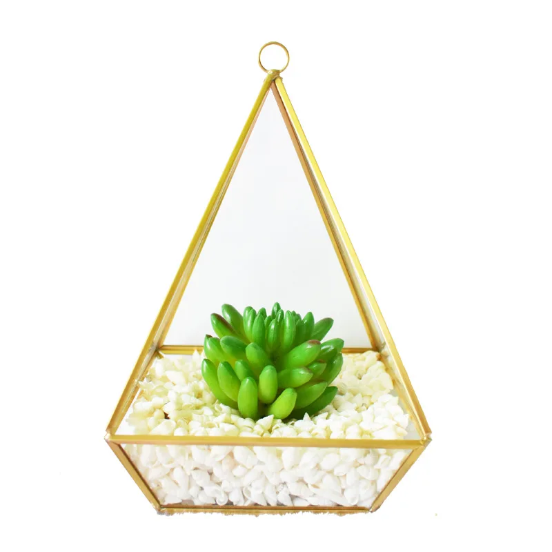 Bonsai Irregular Glass Box Tabletop Succulent Geometric Terrarium Planter Flower Pot Moss Ferns Miniature | Дом и сад