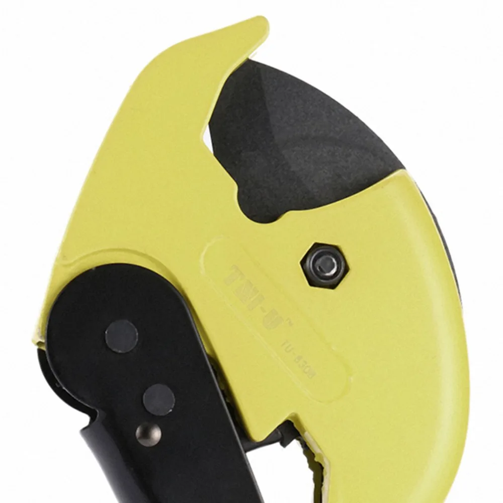 TU-6308 PVC Pipe Cutter 42mm Aluminum Alloy Body Ratchet Scissors Tube PVC/PU/PP/PE Hose Cutting Hand Tools | Инструменты