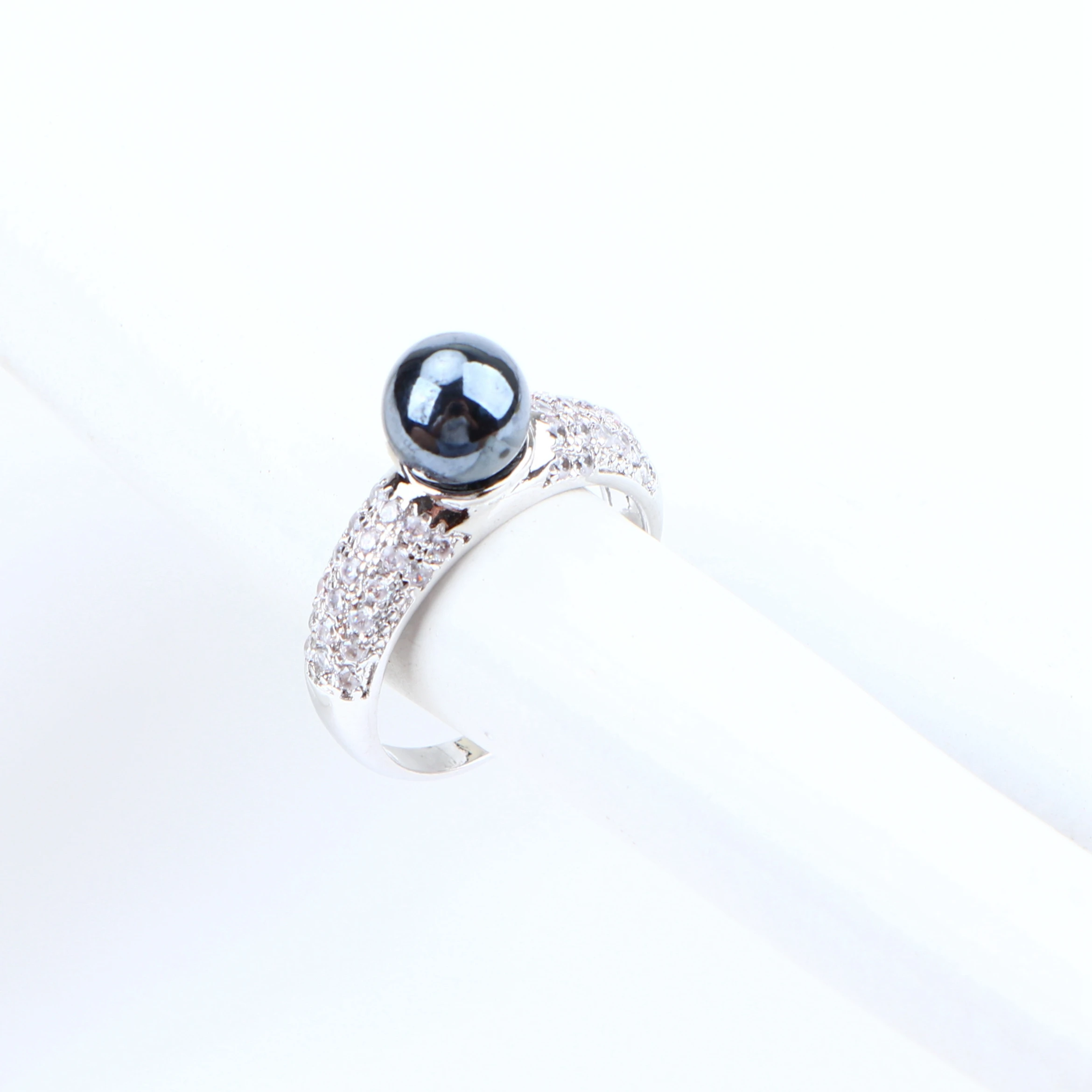 Набор свадебных ювелирных изделий с жемчугом из серебра 925 пробы для женщин