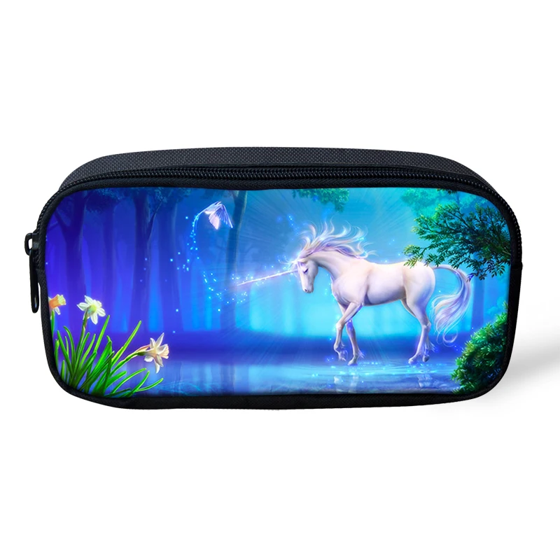 LMLY0099K Новые сумки, комплект из 3 предметов, школьная сумка с единорогом для девочек, рюкзак на молнии, школьная сумка, комплекты для девочек-подростков, пеналы для книг - Цвет: LMLY0099K