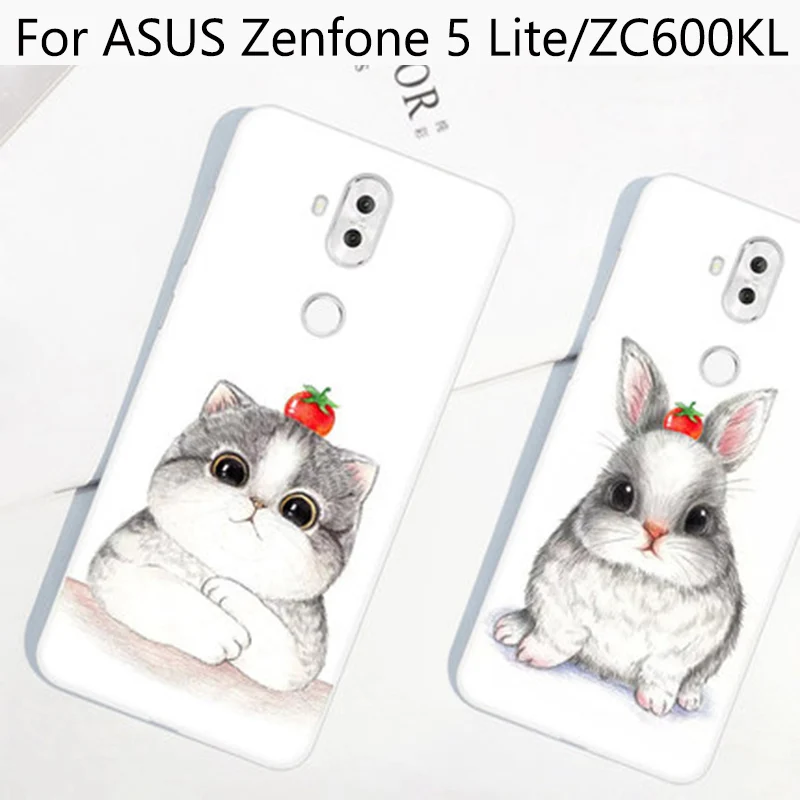 Чехол для ASUS Zenfone 5 Lite милые Мультяшные мягкие чехлы ZenFone ZC600KL чехол Zenfone5 защитные