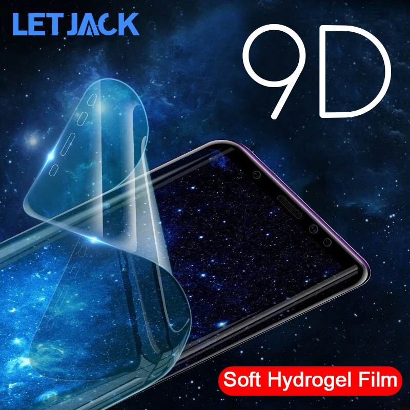 Мягкая гидрогелевая пленка на весь экран для Samsung Galaxy S9 S8 Plus S7 Edge Note 8 A9 Star Lite
