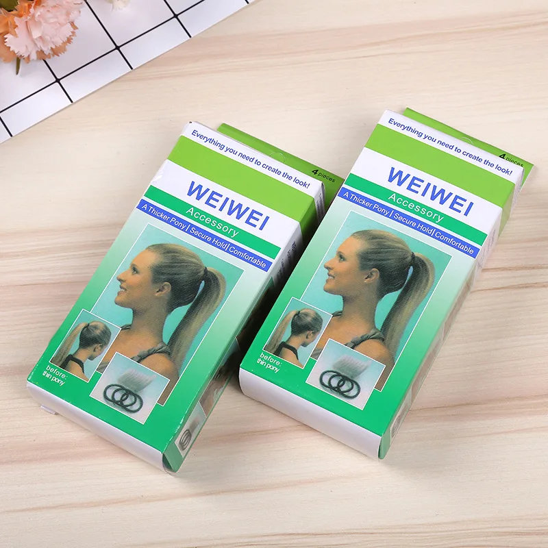 Новый хвост создатель Пластик петли Инструменты для укладки волос черный Topsy