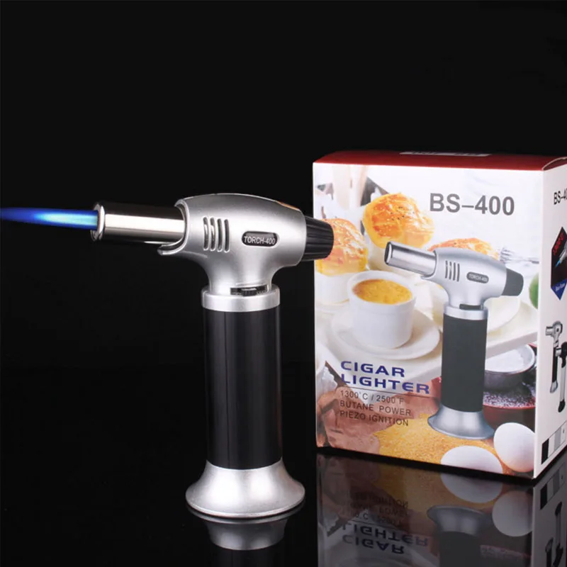 Новая мода пламя зажигалки Blow Torch огнемет ветрозащитный Creme Brulee кулинарные бутан