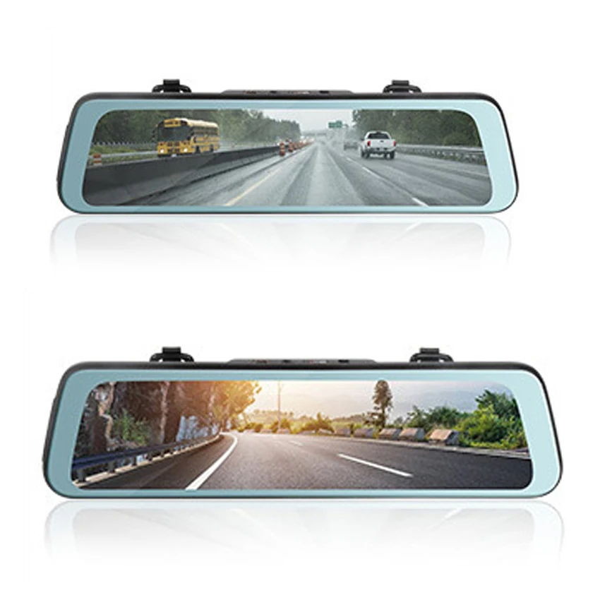 LiisLee 10 inch DVR rearview mirror driving recorder HD matt night vision For Cadillac SRX univeral support gravity sensing | Автомобили и