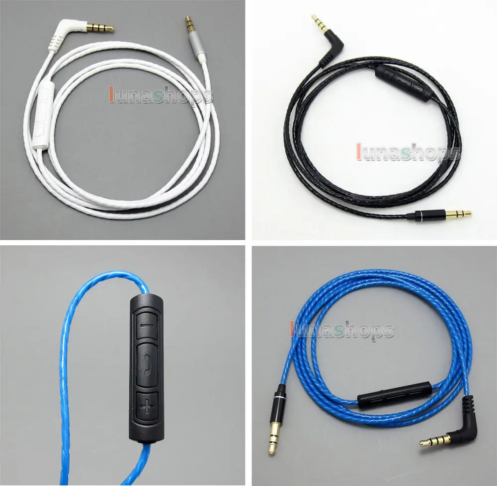 

LN004924 3.5mm to 3.5 With Remote Control Headphone Cable For Nakamichi 780 M 780bk On Ear NC-40 NC40 Noise 890 NK