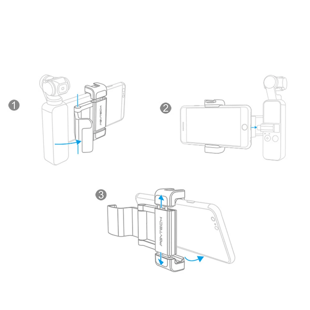 Для PGYTECH DJI Osmo Карманный складной держатель телефона плюс кронштейн для DJI Osmo карманные аксессуары