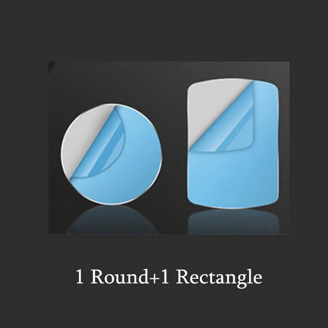 1Round 1Rectangle Металлическая пластина-диск iron Shee магнит держатель мобильного телефона для iPhone X 6S магнитный держатель на вентиляционное отверстие автомобиля Подставка для телефона - Цвет: 1Round 1Rectangle