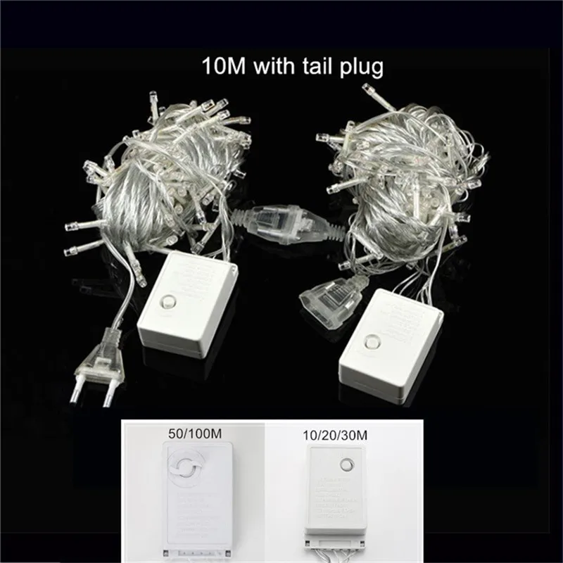 10M/20M AC110V 220V LED String Light Christmas Wedding Party Decoration Lights Garland Outdoor Holiday Waterproof Fairy | Освещение
