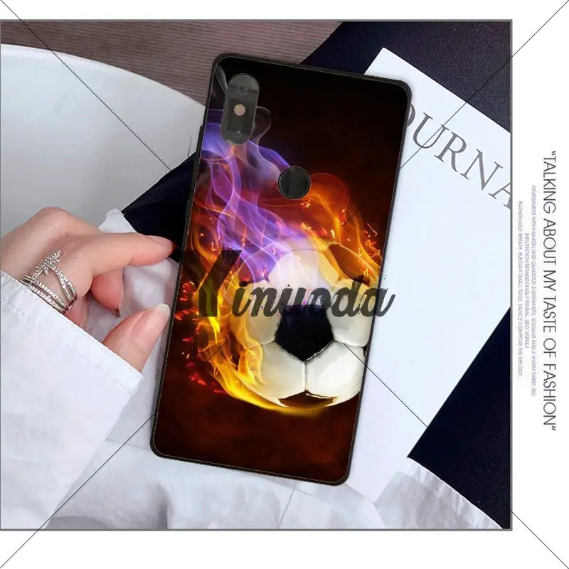 Чехол Yinuoda для телефона с изображением футбольного мяча и Redmi 5 plus Note Xuiaomi Mi 8 8SE 6 MIX 2