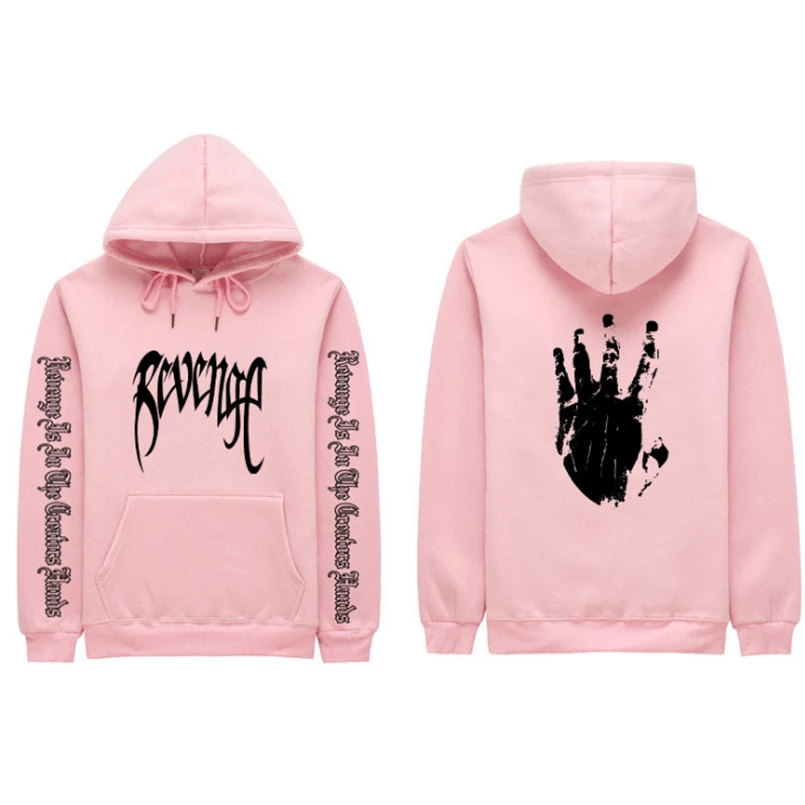 Толстовка с капюшоном 4AM Revenge толстовка буквенным принтом Xxxtentacion в стиле хип хоп
