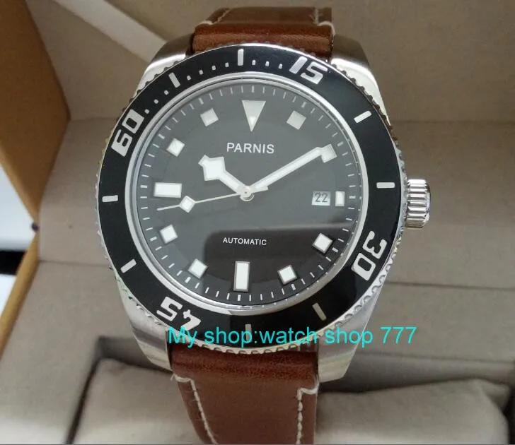 Часы мужские механические блестящие с автоподзаводом 43 мм 5 бар 416|watch men|watch men