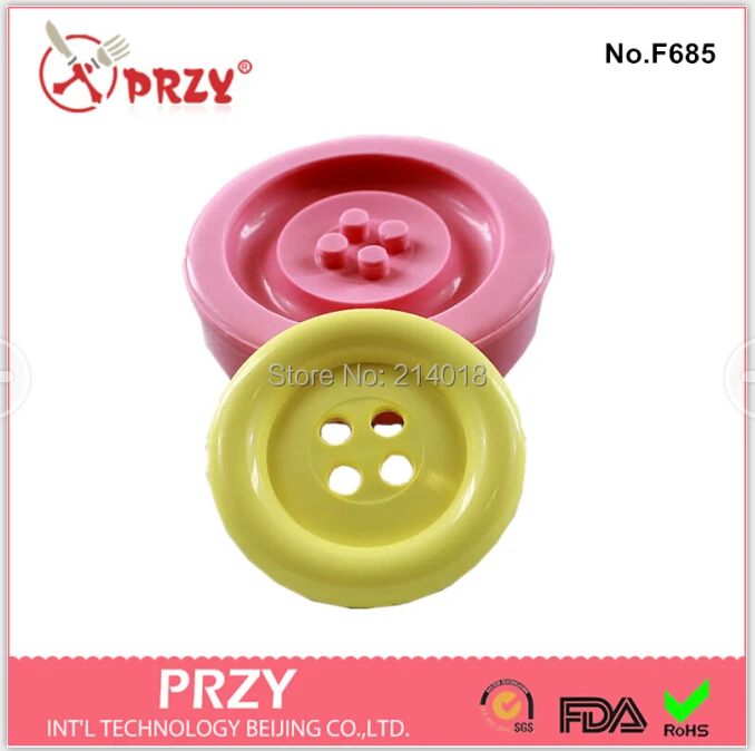 GOOD News!!!2015new Style Button Shaped Fondant Molds Cake Decoration Mold Wholesale Chocolate Silicon Moulds PRZY | Дом и сад