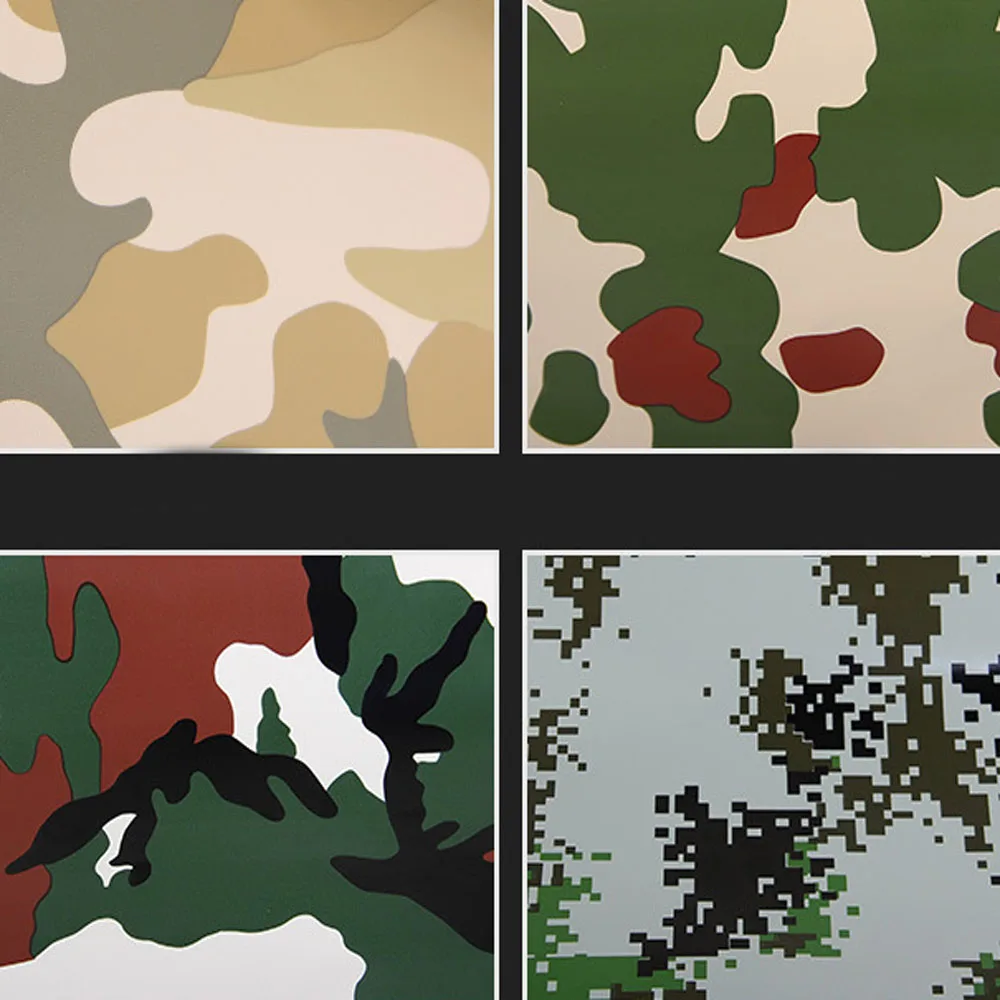 1pc 20cm*152cm Camouflage Vinyl PVC Car Sticker Wrap Film Digital Woodland Army Military Desert Decal for Auto Motorcycle | Автомобили и