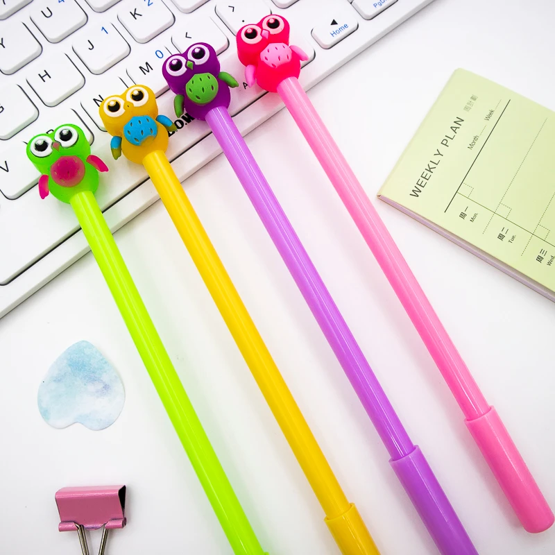 Желе Сова гелевая ручка DIY офисные канцелярские принадлежности Школьные гладкая