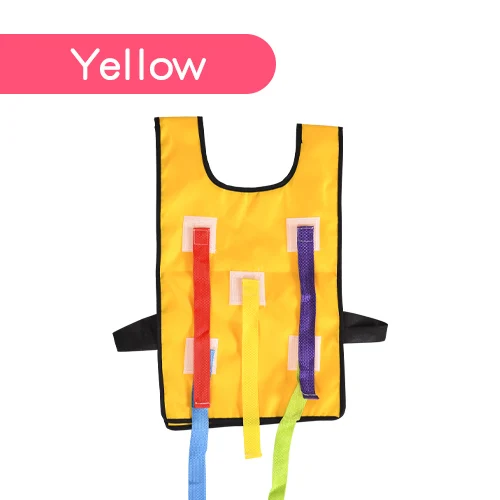 02yellow Ruizhi тянет хвосты игры Детский сад развивающие игрушки Детская игра жилет Спорт на открытом воздухе игры школы деятельности RZ1002 - Цвет: 02yellow