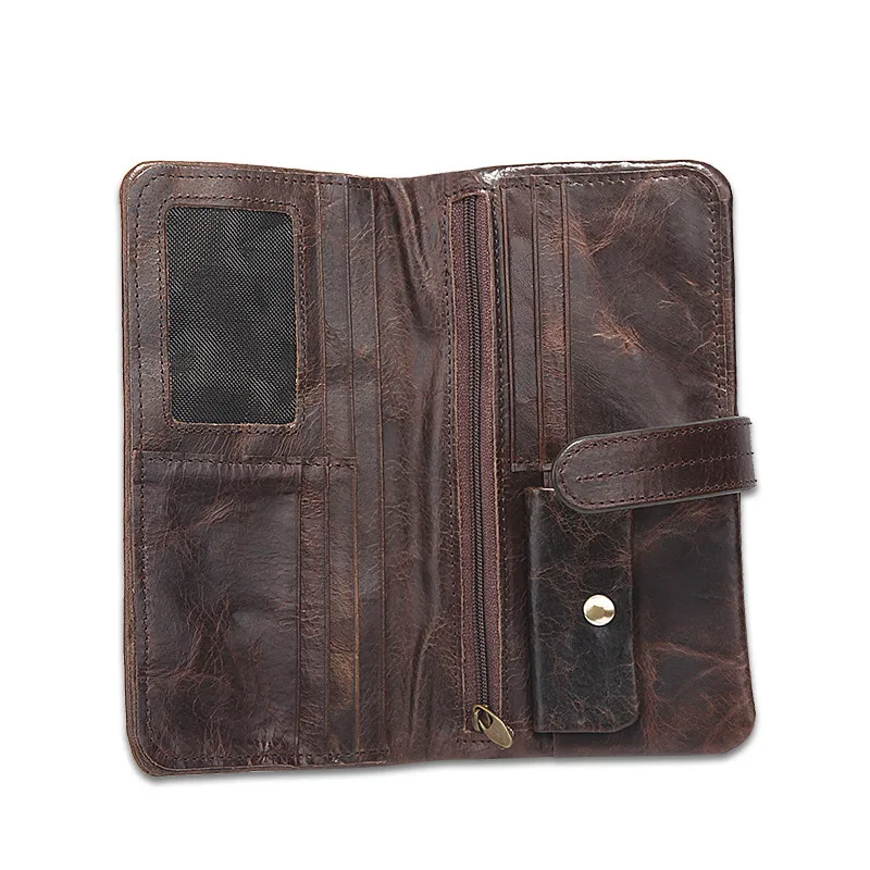 Лидер продаж женский кошелек женские кошельки масло воск натуральная кожа