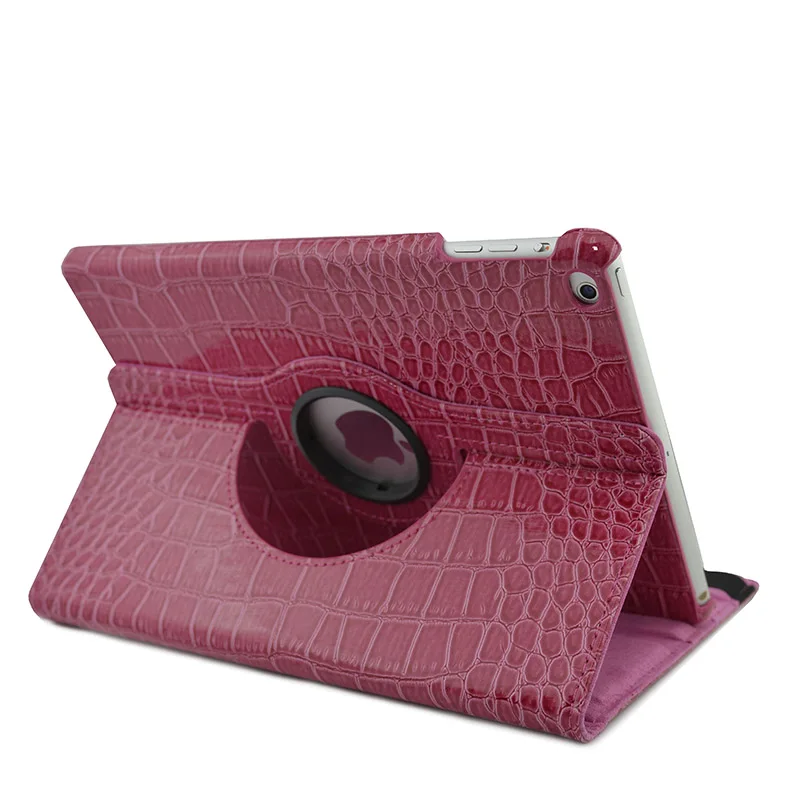 Rose-EYW-A1 Чехол для планшета для ipad Air A1474 A1475 A1476, вращающийся на 360 из крокодиловой кожи защитный чехол поворотный чехол для ipad 5 2013 модель - Цвет: Rose-EYW-A1