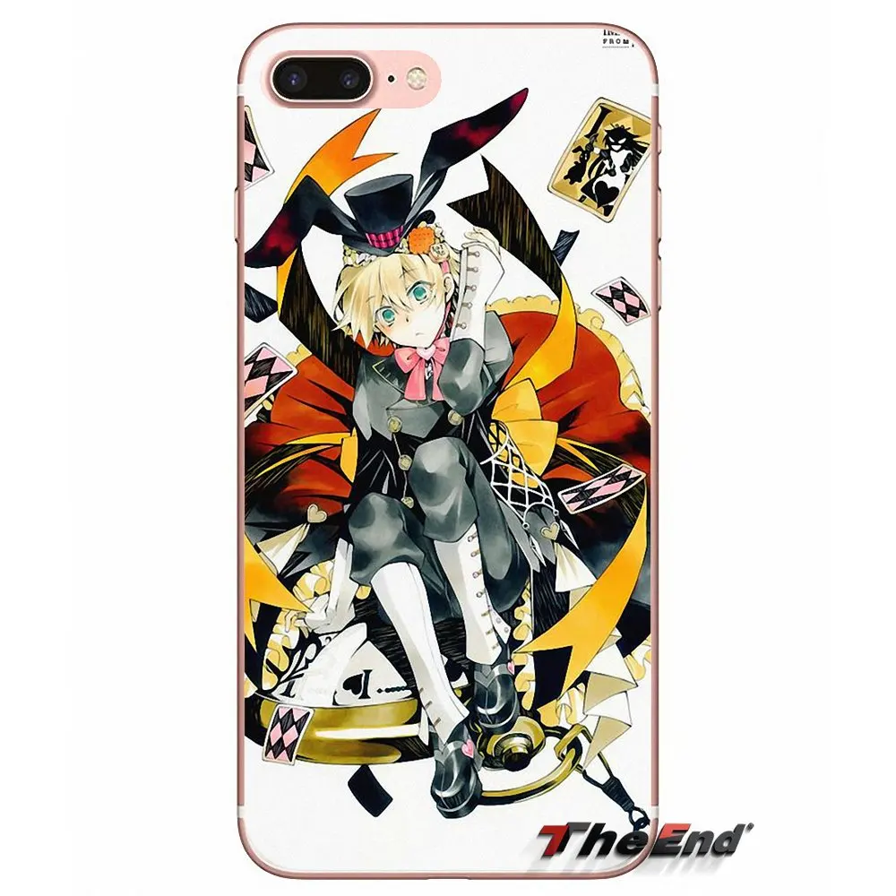 Чехол для iPhone X 4 4S 5 5S 5C SE 6 6S 7 8 Plus Samsung Galaxy J1 J3 J5 J7 A3 A5 2016 2017 Pandora Hearts alice and oz hugging|for