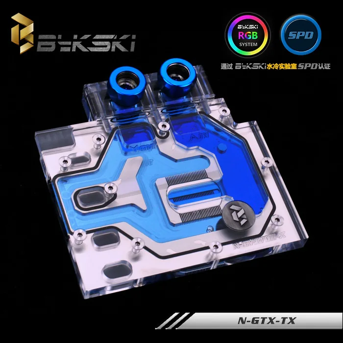 Bykski N GV97MI X RGB VGA полное покрытие блок водяного охлаждения для Gigabyte GeForce GTX 970 Mini Twin