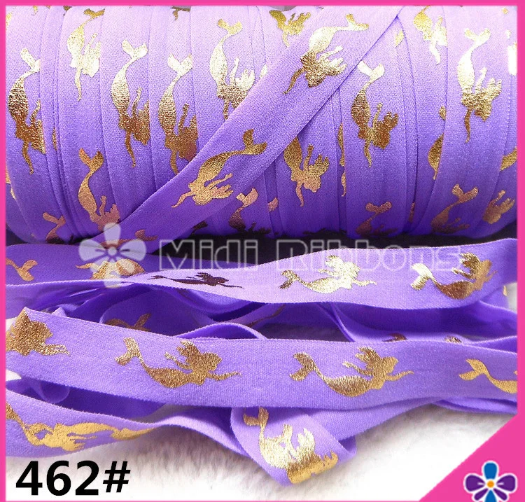 100 yards/lot, Gold foil mermaid fold over elastic, Gold Metallic Mermaid Pattern 5/8" Fold Over Elastic by the Yard
100 yards/lot, Gold foil mermaid fold over elastic, Gold Metallic Mermaid Pattern 5/8" Fold Over Elastic by the Yard