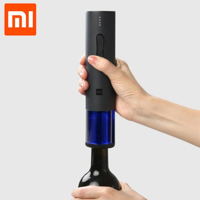 Xiaomi Huohou автоматическая открывалка для бутылок вина Электрический штопор с фольга резак usb зарядка открывалка фольга резак пробки набор инструментов