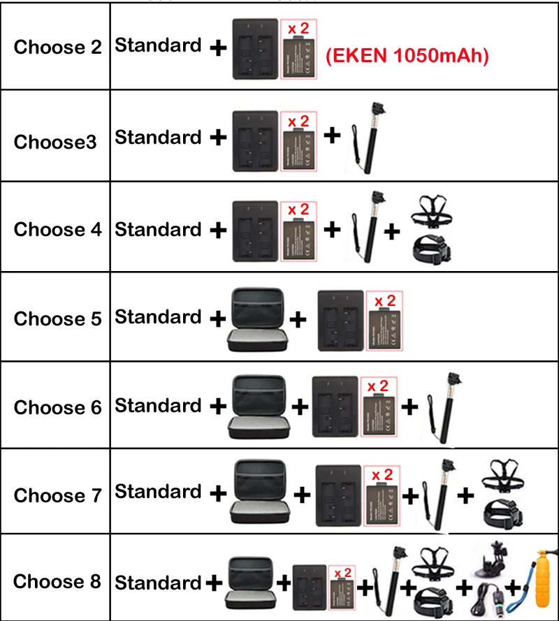 Eken H5s Plus Ultra HD экшн-камера 4K+ 12MP с EIS для подводной съемки Водонепроницаемая камера с дистанционным управлением спортивная видеокамера угол 170 градусов объектив