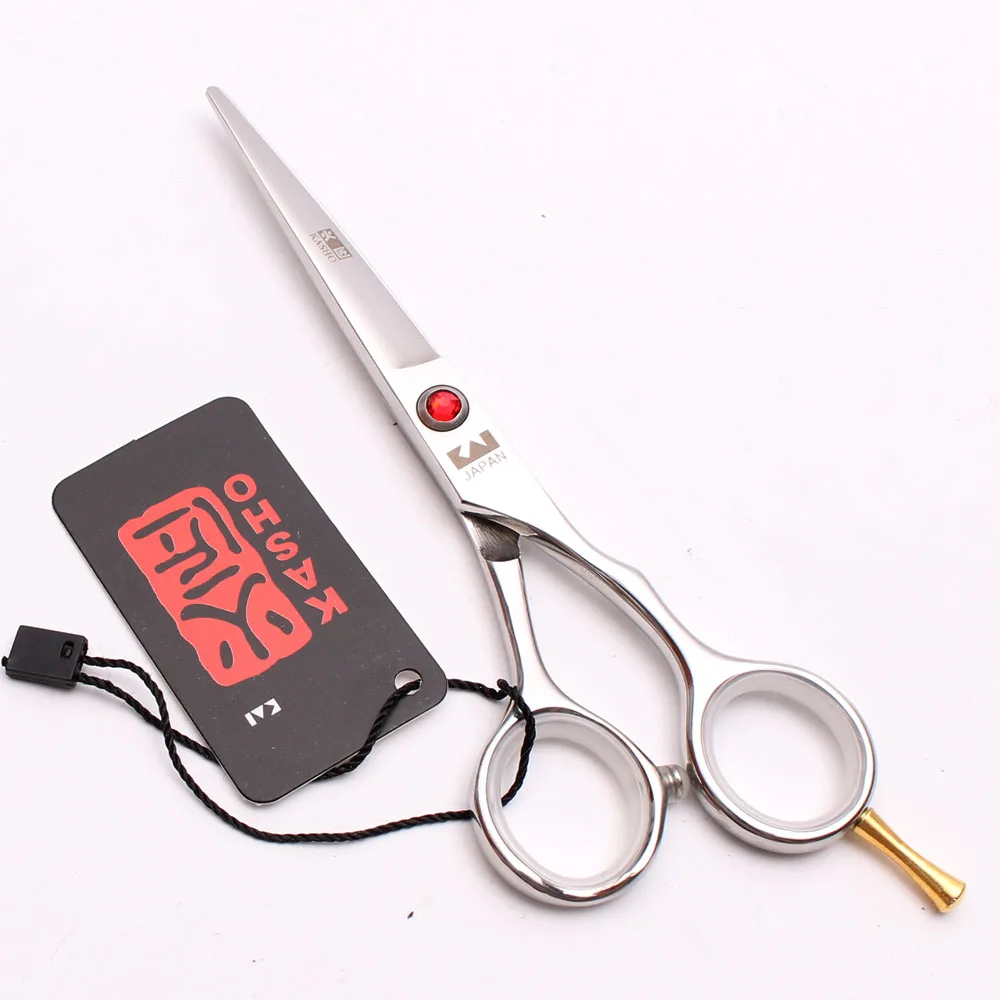 2Pcs H1013 5.5&quot 16cm Kasho JP Steel Cut Hair Cutting Shears Thinning Scissors Professional Hairdresser's Clippers | Красота и